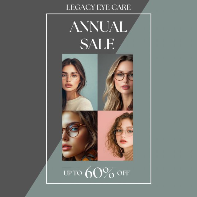 5th Anniversary Eyeglass Sale ON NOW! – Up to 60% Off 🎉

Looking for a fresh new look? Now’s the time! For a limited time only, enjoy up to 60% off on stylish frames for every face shape and personality.

👓 Top Brands & Styles
✨ Classic, modern, bold – whatever your style, we’ve got the perfect pair for you!

🩺 Need an Eye Exam?
We’ve got you covered! Book your eye exam appointment today and make sure your prescription is up to date.

Hurry in before the best styles are gone! Sale is OCT 1-OCT 5